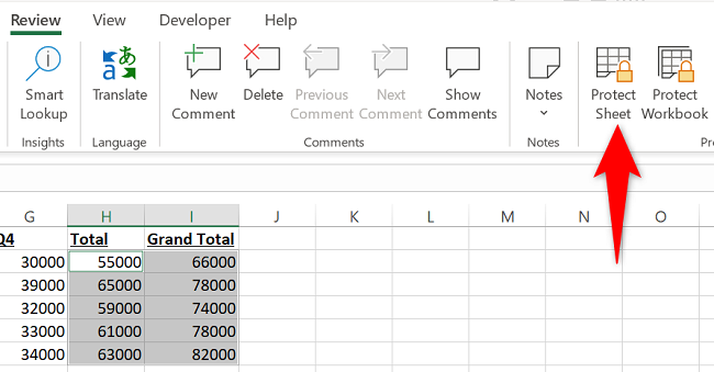 7 excel sayfasını koru