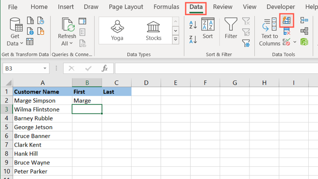 Veri Flaşı Dolgusu Excel Kullanışlı Özellikler
