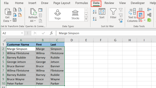 Verileri Kaldır Dupes Excel Kullanışlı Özellikler
