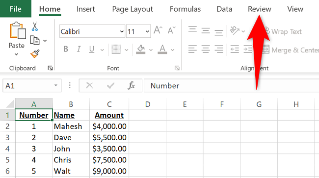 4 excel inceleme sekmesi