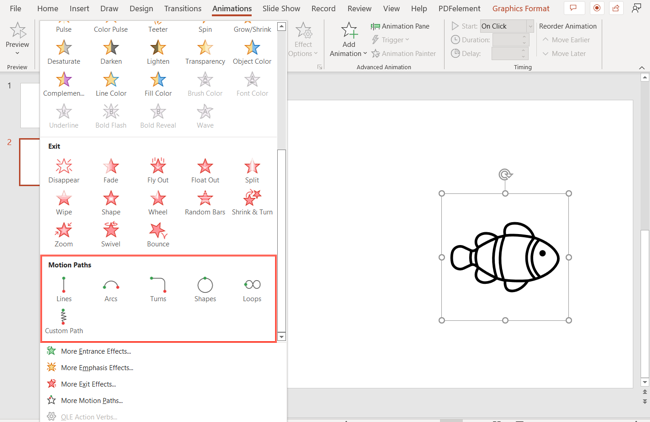 Animasyonlar Hareket Yolları PowerPoint Hareket Yolları