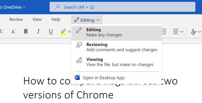 Microsoft Word Güncelleştirmesi Yanlışlıkla Yapılan Değişiklikleri Geri Alınabilecek