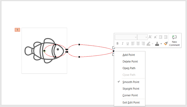 Noktaları Düzenle Kısayolu PowerPoint Hareket Yolları