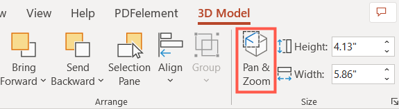 Pan Zoom PowerPoint 3D Modelleri