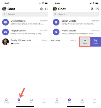 Sohbet Daha Mobil Microsoft Teams Sohbeti Sil