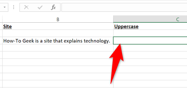 1 Excel büyük harf seçin