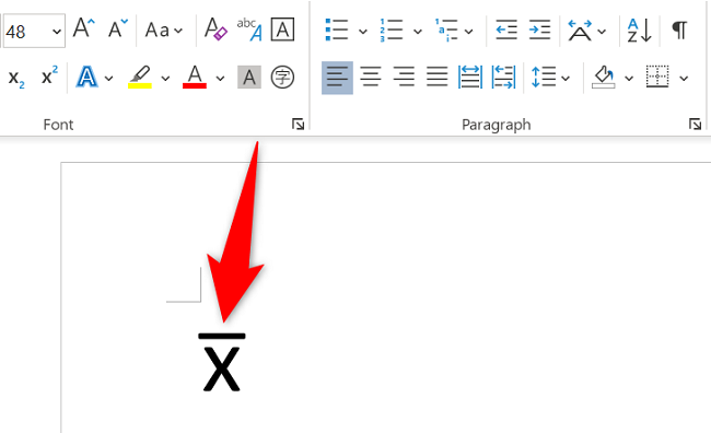 1 kelime tipi x-bar sembolü