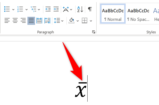 4 kelimelik x-bar sembolü