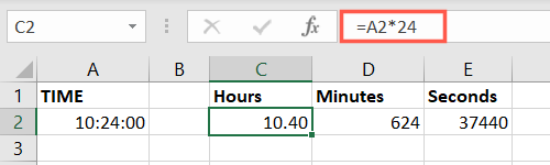 Çarpma Excel Dönüştür Zaman Ondalık