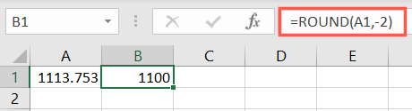 Hücre Referansı Excel Yuvarlak Fonksiyonları
