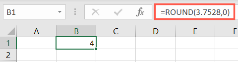 Integer Excel Yuvarlak Fonksiyonları