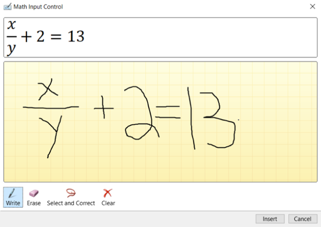 Matematik Word Ofis Mürekkebi