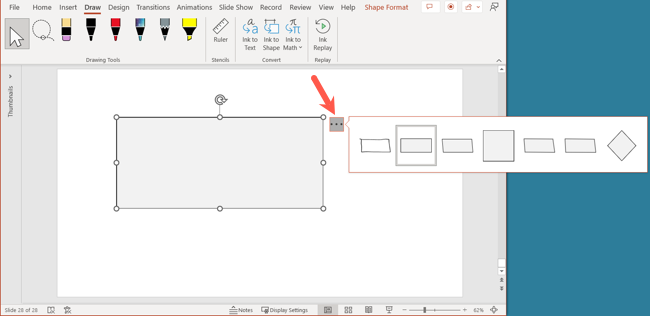 Şekil Önerileri PowerPoint Office Mürekkebi