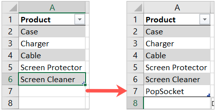 TabloDeem Excel Düzenle Drop Liste ekle