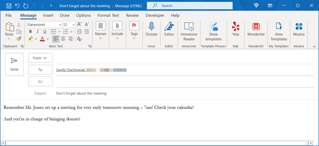 E-posta Değiştirme Outlook Geri Çağırma E-postası