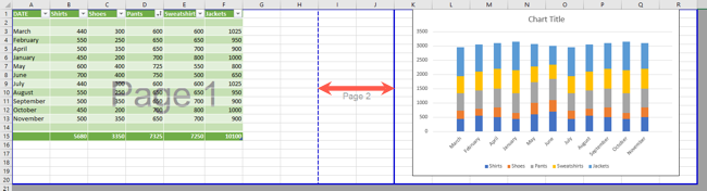 Sayfa Sonu Çizgileri Excel Noktalı Çizgileri Kaldır