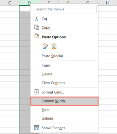 Sütun Genişliği Excel Kilit Sütun Satır Boyutları