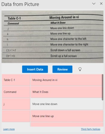 Veri Resimden Excel Verilerini Yükle