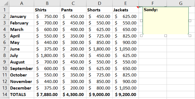 Yeni Not Excel Notları Ekle