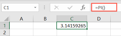 Az Bilinen Pi Excel İşlevleri