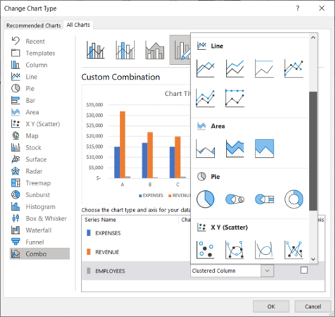 Geçerli Grafik Excel İkincil Eksenini Değiştir