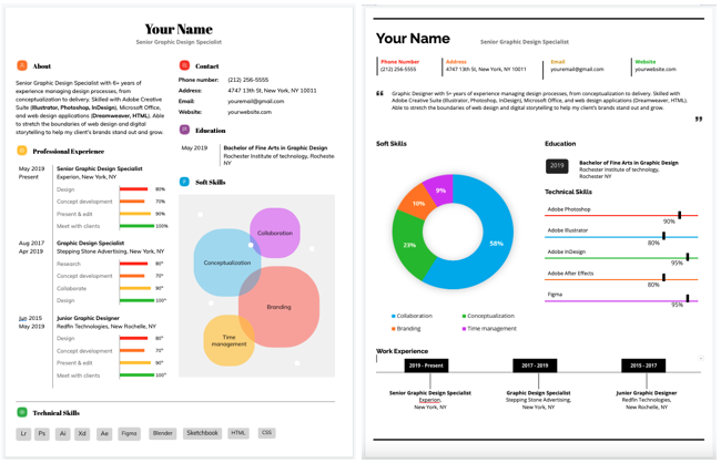 İnfografik Özgeçmiş Türleri