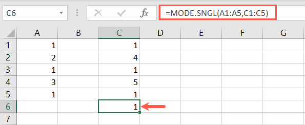 Mod Sngl Diziler Excel İşlevleri Az Bilinen