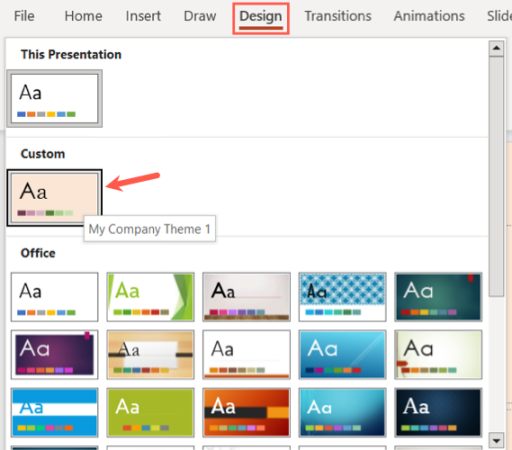 Özel Tema Tasarlayın PowerPoint Tema Oluşturun