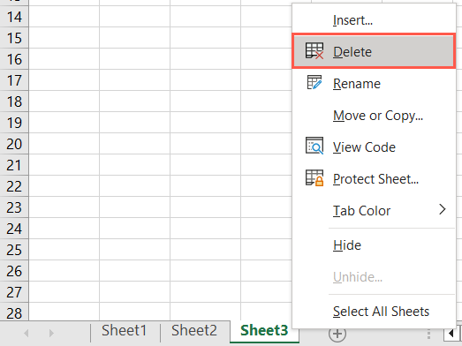 Sayfayı Sil Excel Yeni Başlayanlar İçin Temel Bilgiler