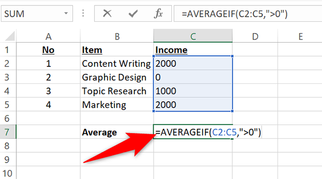 10 excel ortalama eğer