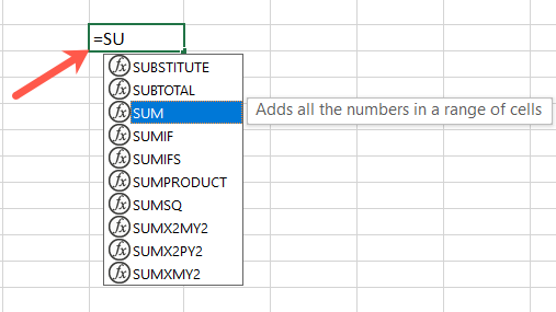 Başlangıç İşlevi Excel Yapı Formülleri