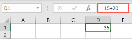 Numaraları Ekleyin Excel Yapı Formülleri