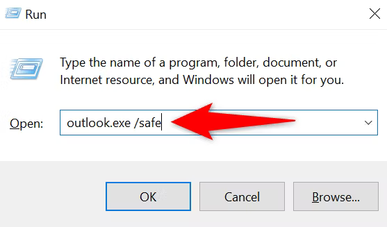 1 Outlook güvenli modunu başlat