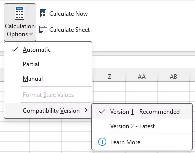 Excel, eski elektronik tablolar için bir uyumluluk sistemi getiriyor